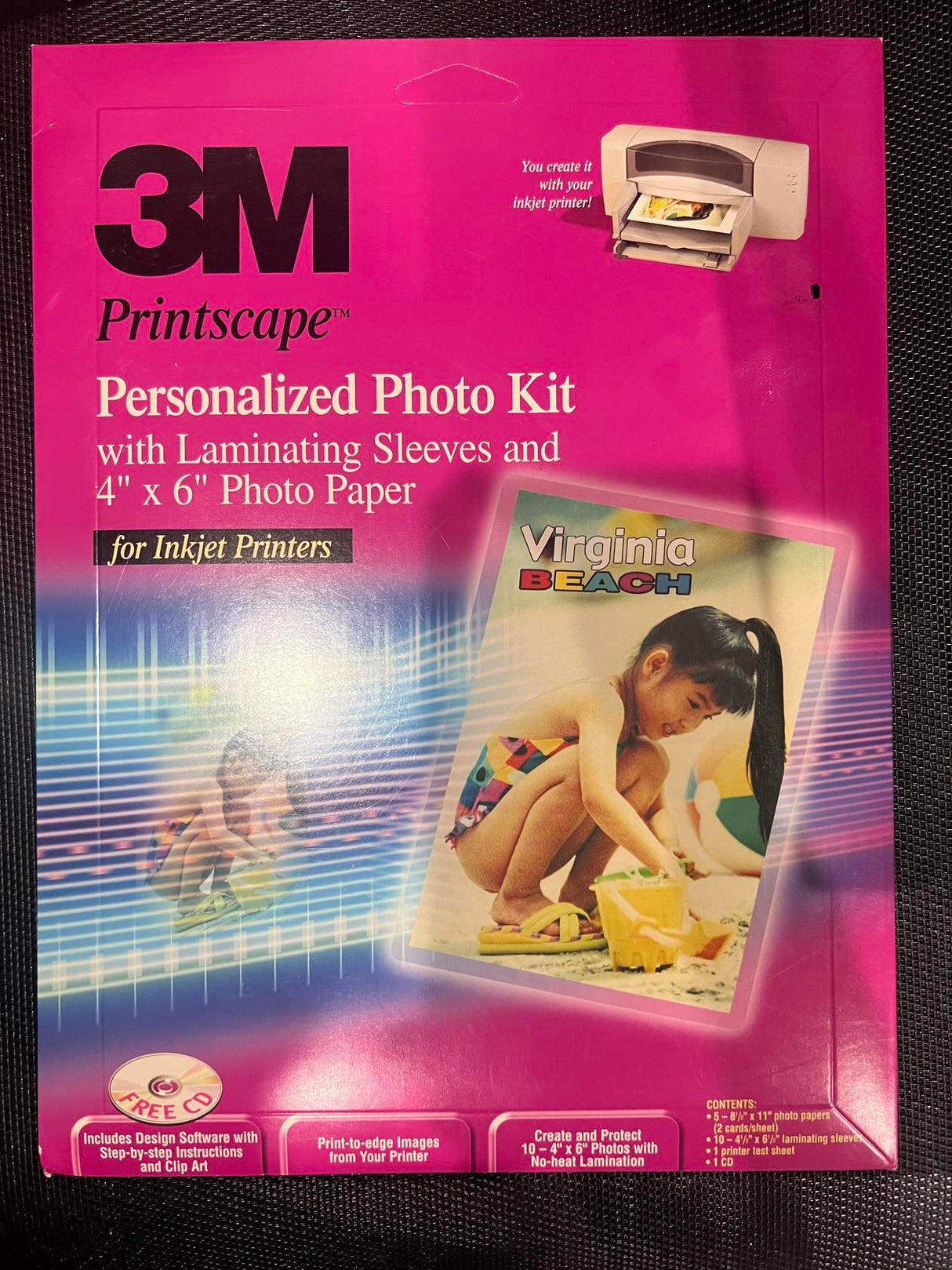 3M Printscape Personalized Photo Kit - Two-sided photo paper - Letter A Size (8.5 in x 11 in) - 5 pcs.