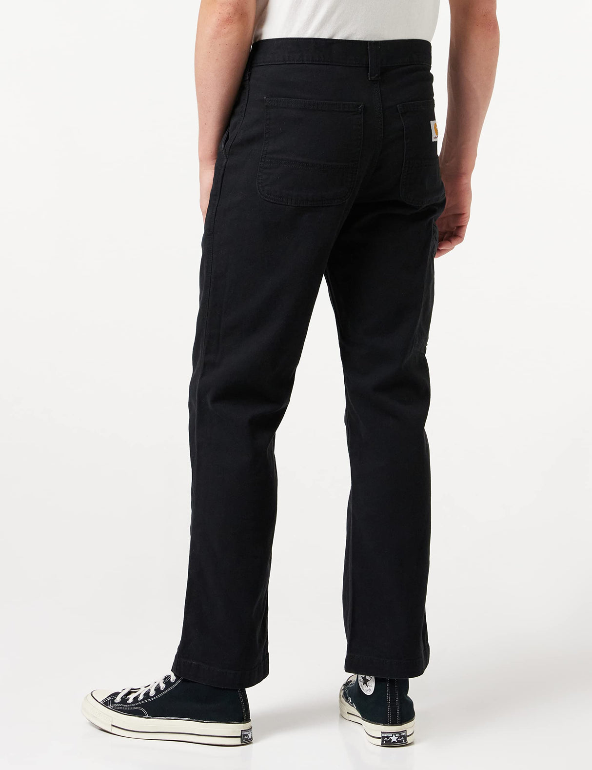 Carhartt Men's Rugged Flex Rigby Dungaree Pant, Black, 38W X 36L