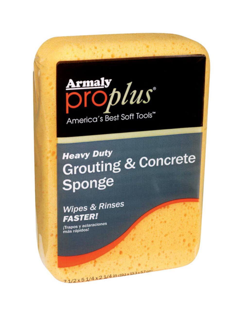 Armaly ProPlus Heavy Duty Sponge For Grout & Concrete 7-1/2 in. L 1 pc.