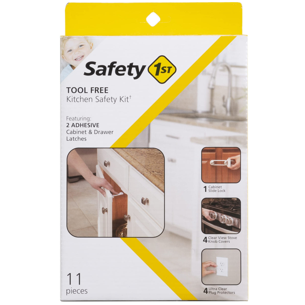 Safety 1st Tool Free Kitchen Safety Kit, White