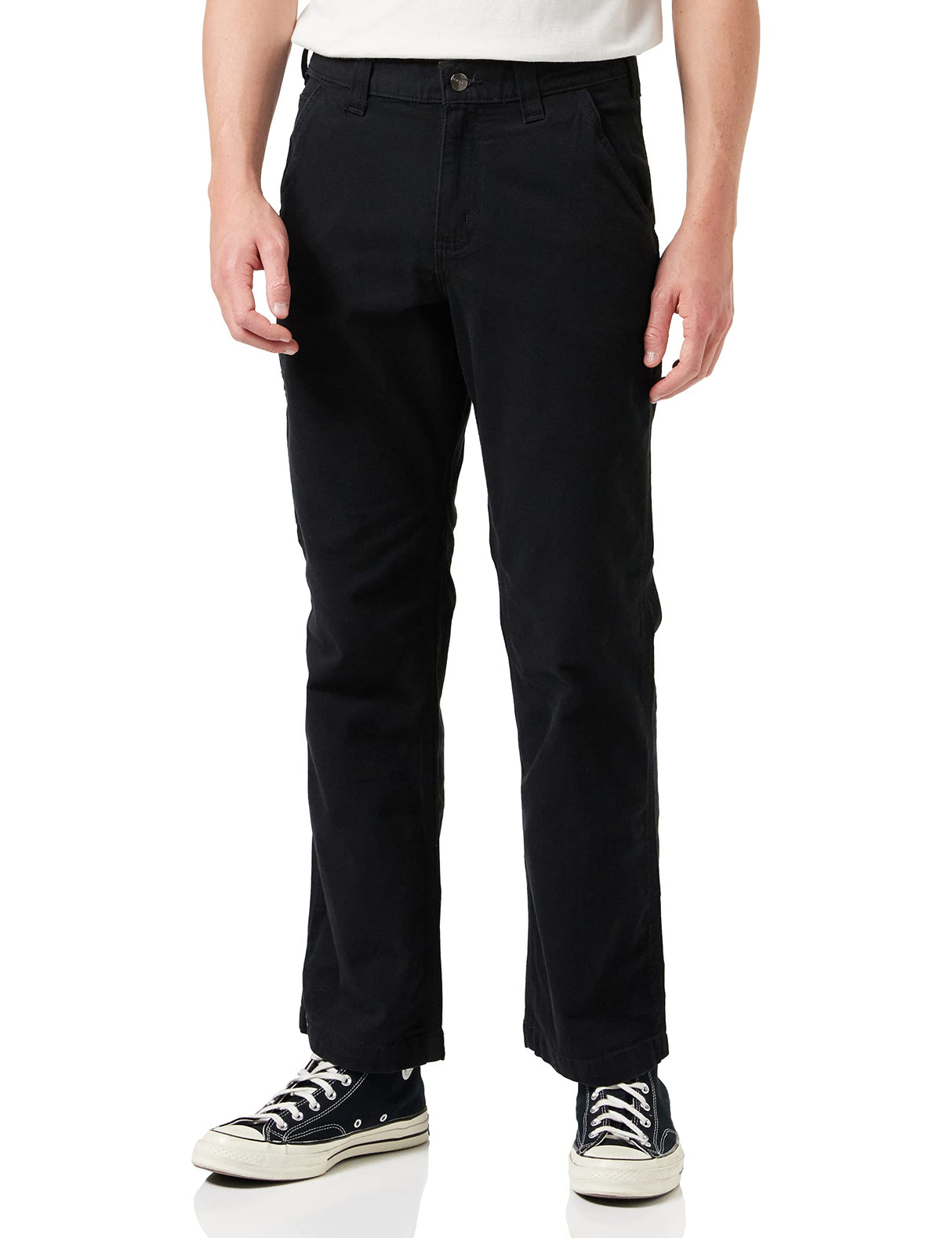Carhartt Men's Rugged Flex Rigby Dungaree Pant, Black, 38W X 36L