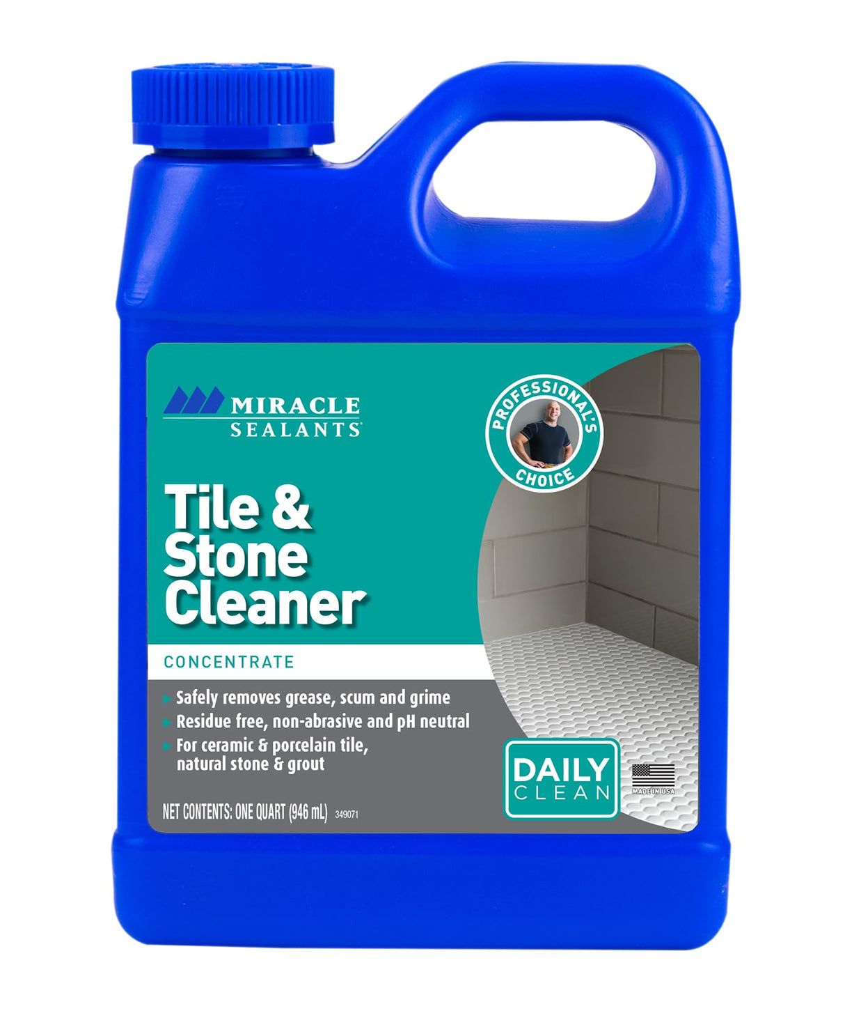 Miracle Sealants TSC6QT Tile & Stone, Quart Cleaners 32 Fl Oz (Pack of 1)