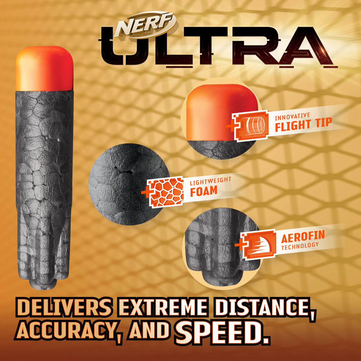 Nerf Ultra One Electronic Kids Toy Blaster with 25 Ultra Darts