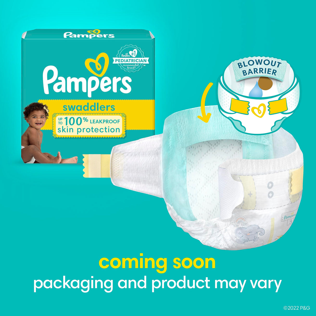 Pampers Swaddlers Diapers Size 1, 96 count - Disposable Diapers