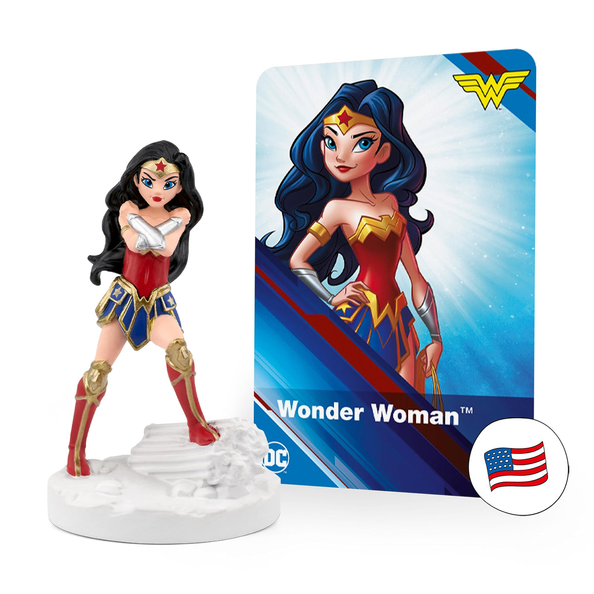 Tonies Wonder Woman, Audio Play Figurine for Portable Speaker, Small, Multicolor, Plastic