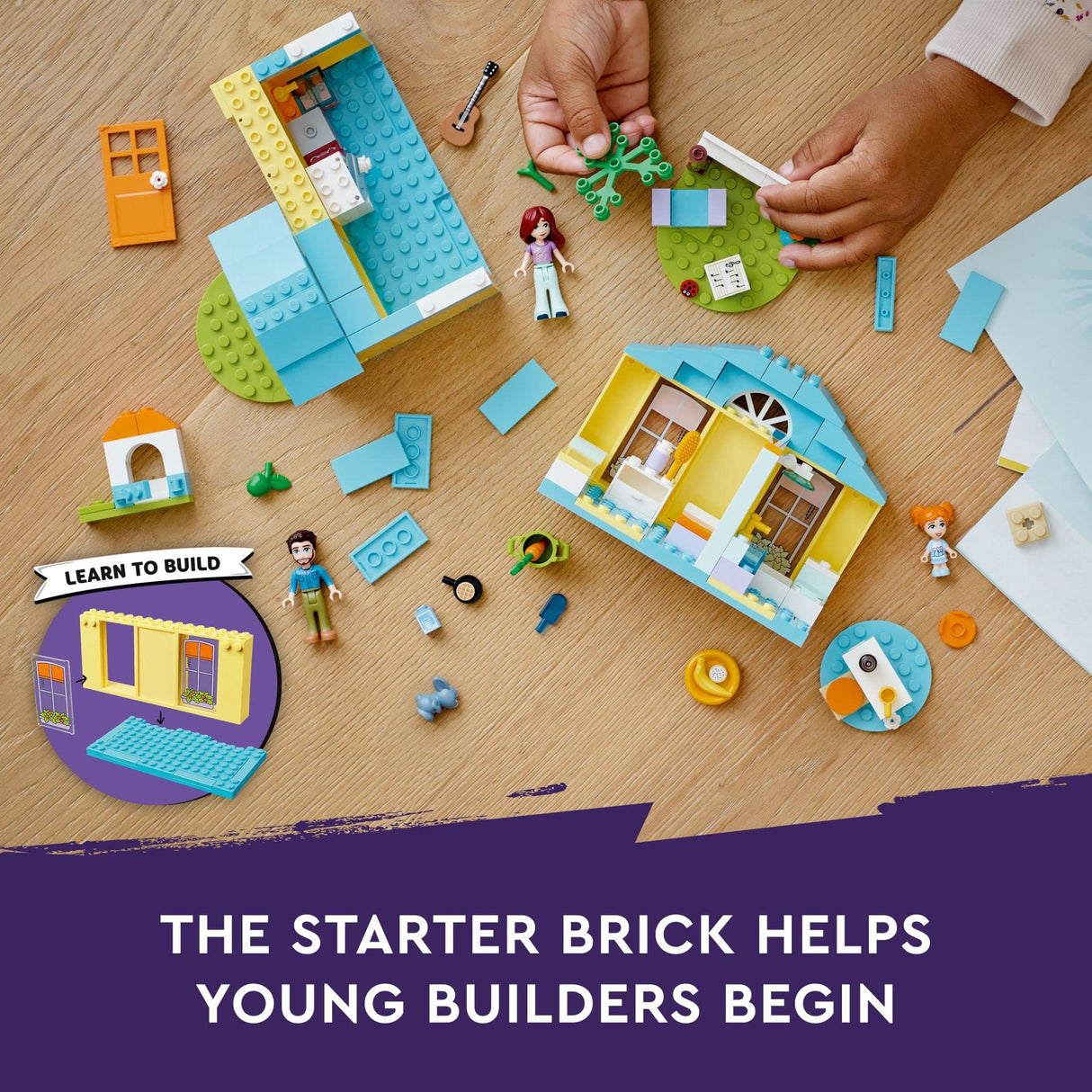 LEGO Friends Paisley’s House 41724, Doll House Toy for Girls and Boys 4 Plus Years Old, Playset with Accessories including Bunny Figure, Birthday Gift