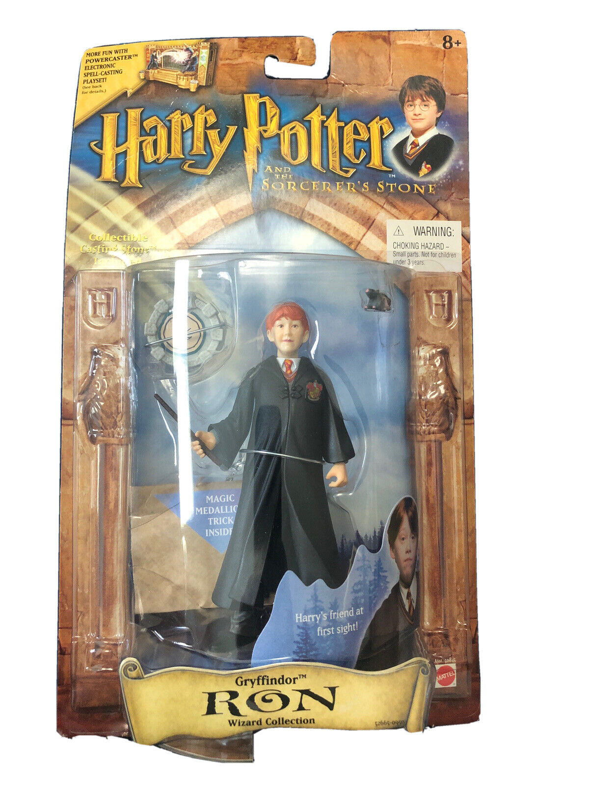 Harry Potter And The Sorcerer’s Stone Ron Weasley Action Figure 2001 Mattel New