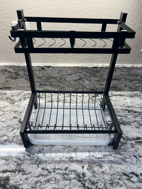 2-Tier Kitchen Sink Dish Drying Rack