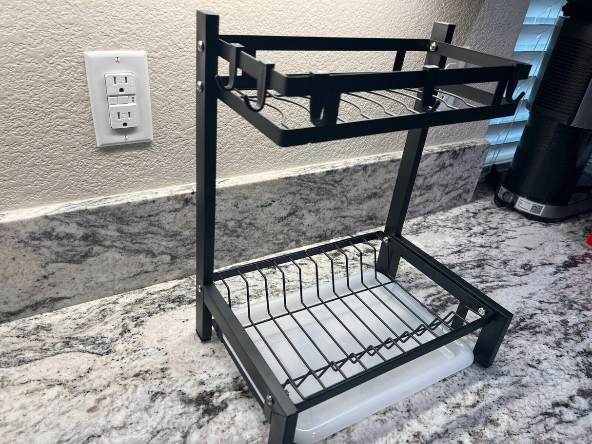 2-Tier Kitchen Sink Dish Drying Rack