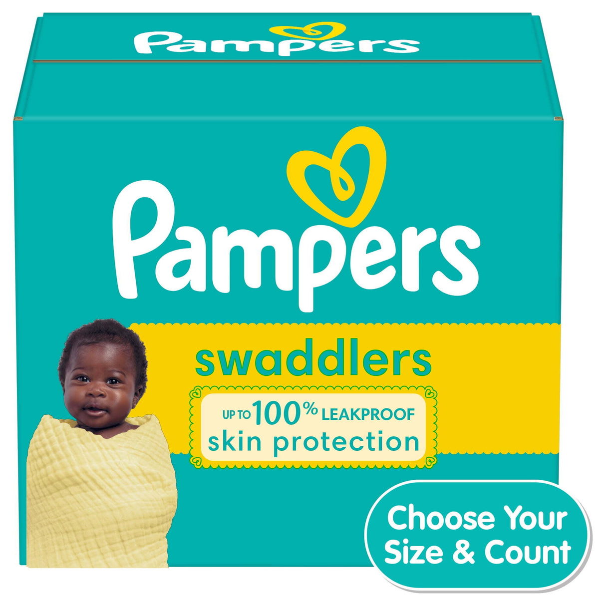 Pampers Swaddlers Diapers Size Newborn, 140 Count