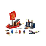 LEGO NINJAGO Legacy Final Flight of Destiny’s Bounty 71749 Ship Playset Building Kit, with Dragon and Jet Ski Toys; New 2021 (147 Pieces)