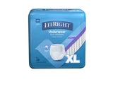 FitRight Super Protective Incontinence Underwear, Maximum Absorbency, XL, 56 to 68", 20 Count