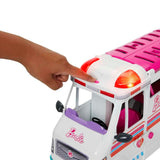 Askshy Barbie Toys, Transforming Ambulance and Clinic Playset with Lights, Sounds and 20+ Accessories, Care Clinic, HKT79