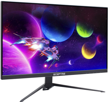 Sceptre IPS 27" QHD 2560 x 1440p LED Monitor DisplayPort HDMI up to 165Hz AMD FreeSync Premium 99% sRGB Build-in Speakers, Machine Black 2021 (E275B-QPT168)