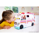 Askshy Barbie Toys, Transforming Ambulance and Clinic Playset with Lights, Sounds and 20+ Accessories, Care Clinic, HKT79