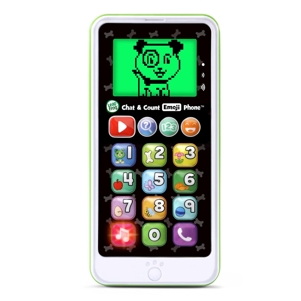 LeapFrog Chat and Count Emoji Phone, Green Small