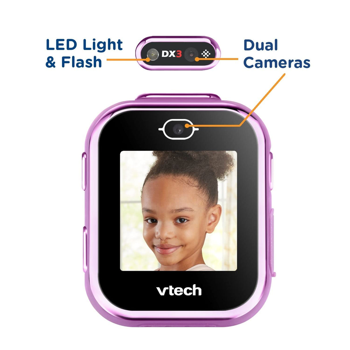 VTech KidiZoom Smartwatch DX3, Purple