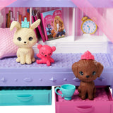 Barbie Princess Adventure Chelsea Princess Storytime Playset, with Chelsea Doll, Canopy Bed, 2 Pets and Accessories, Gift for 3 to 7 Year Olds