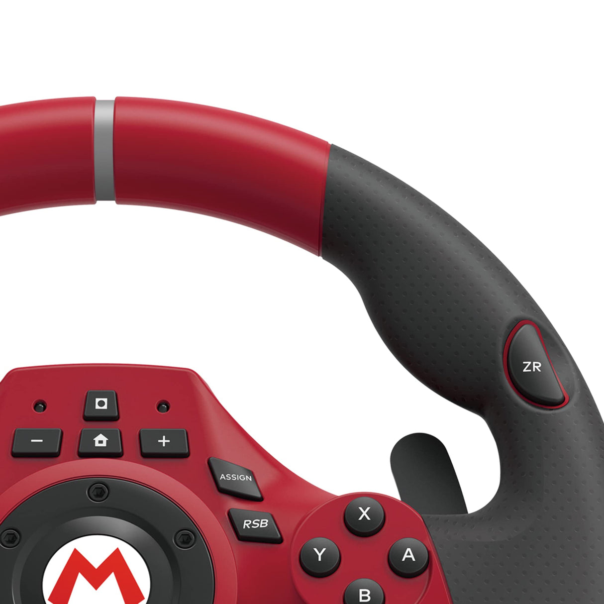 Hori - Red and Black, Super Mario Kart Edition, Nintendo Switch, Deluxe Pro Video Game Racing Wheel