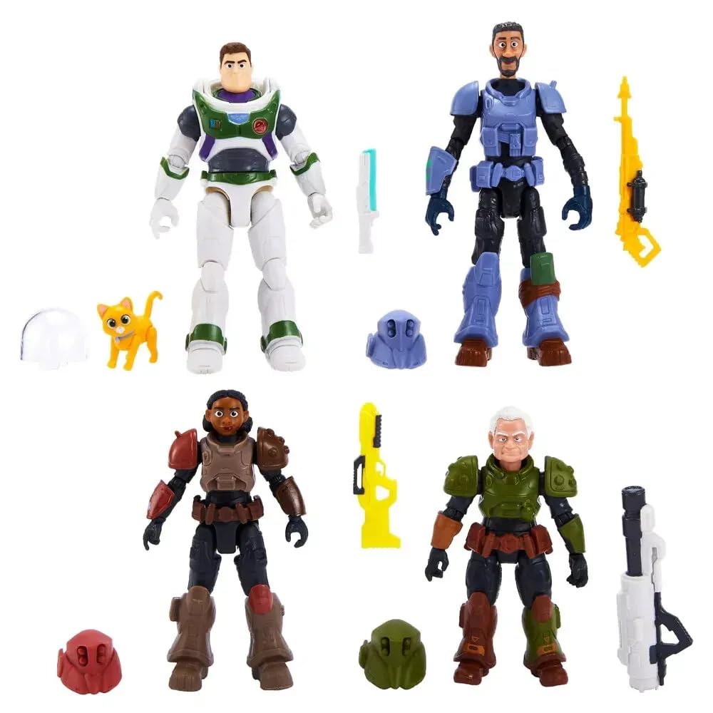 Disney And Pixar Lightyear Recruits To The Rescue 4 Pack 5 Inch Figures & Sox