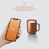 Ember Temperature Control Smart Mug 2, 14 Oz, App-Controlled Heated Coffee Mug with 80 Min Battery Life and Improved Design, Copper