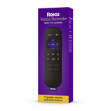 Roku Voice Remote | TV Remote Control with Voice Control, TV Controls, Simple Setup, & Pre-Set App Shortcuts - Replacement Remote Compatible with Roku TV, Roku Players, & Roku Audio