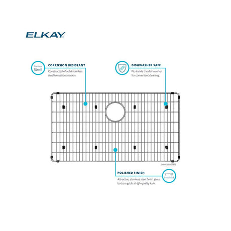 Elkay LKOBG1415SS Bottom Grid, 1, Stainless Steel