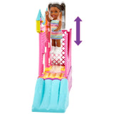 Barbie Skipper Babysitters Inc Playset with Skipper Doll, Toddler Small Doll, Working Bounce House, Swing & Accessories