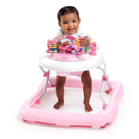 Bright Starts JuneBerry Walk-A-Bout Walker with Easy Fold Frame for Storage, Ages 6 months +