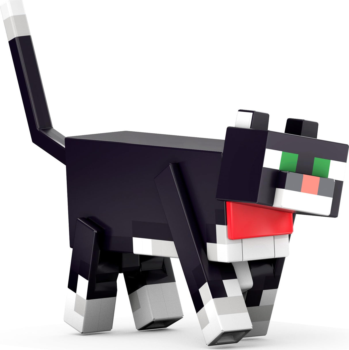 Minecraft Diamond Level Tuxedo Cat Action Figure