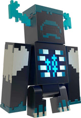 Mattel Minecraft Warden Action Figure with Lights, Sounds & Attack Mode, Collectible Toy Inspired by Video Game, 3.25-inch Scale