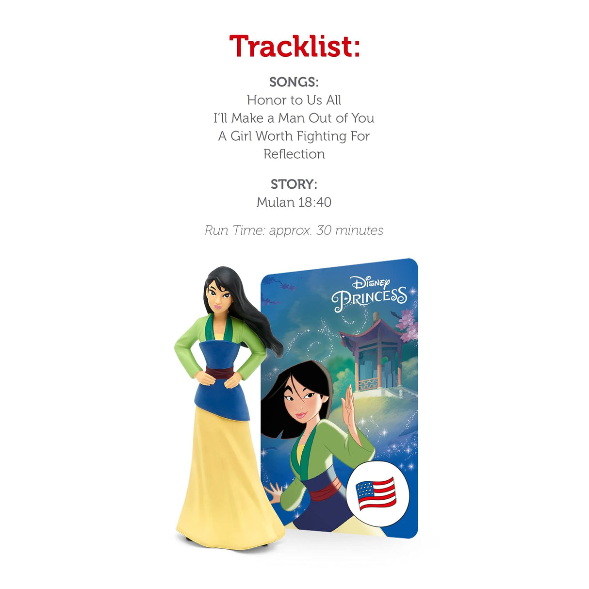 Tonies Mulan Audio Play Figurine from Disney