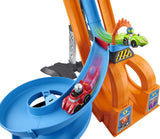 Fisher-Price Little People Toddler Playset, Hot Wheels Racing Loops Tower, Spiral Racetrack with Stunt Ramp and Sounds