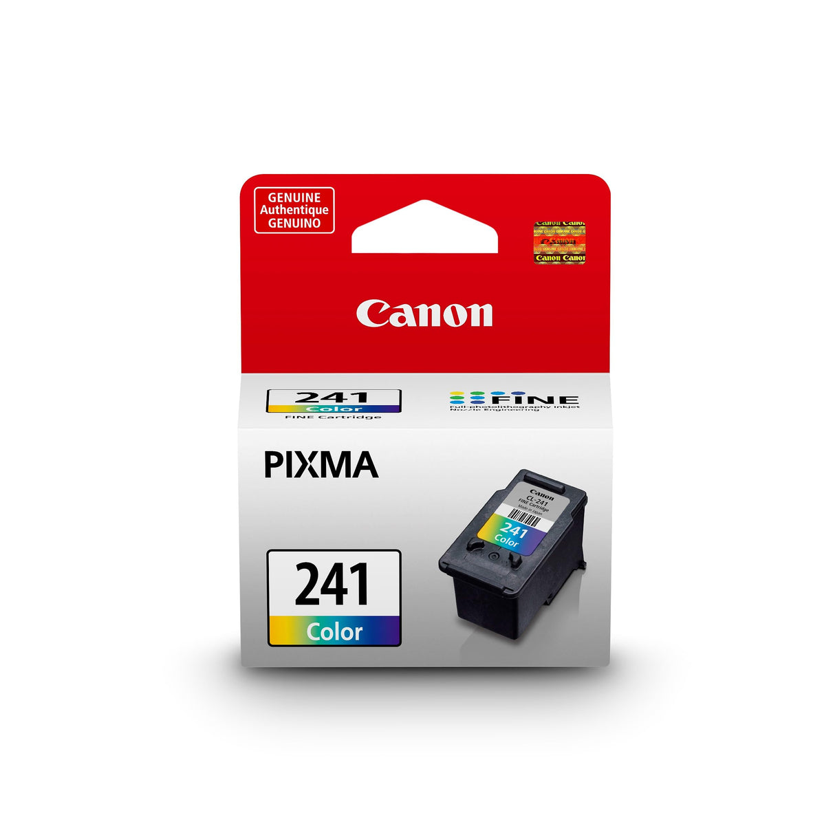 Canon CL-241 Genuine Color Ink Cartridge, Compatible with MG2120/3120/4120, MX512/432/472/372/392/522/532/452, MG2220/3220/4220/3520/3620, TS5120