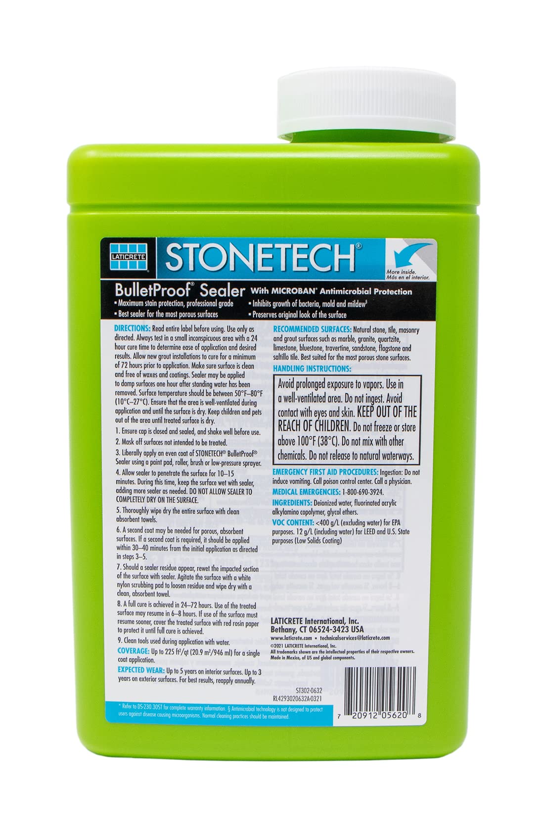 STONETECH Bulletproof Sealer,1 Pint/16OZ (473ML) Bottle