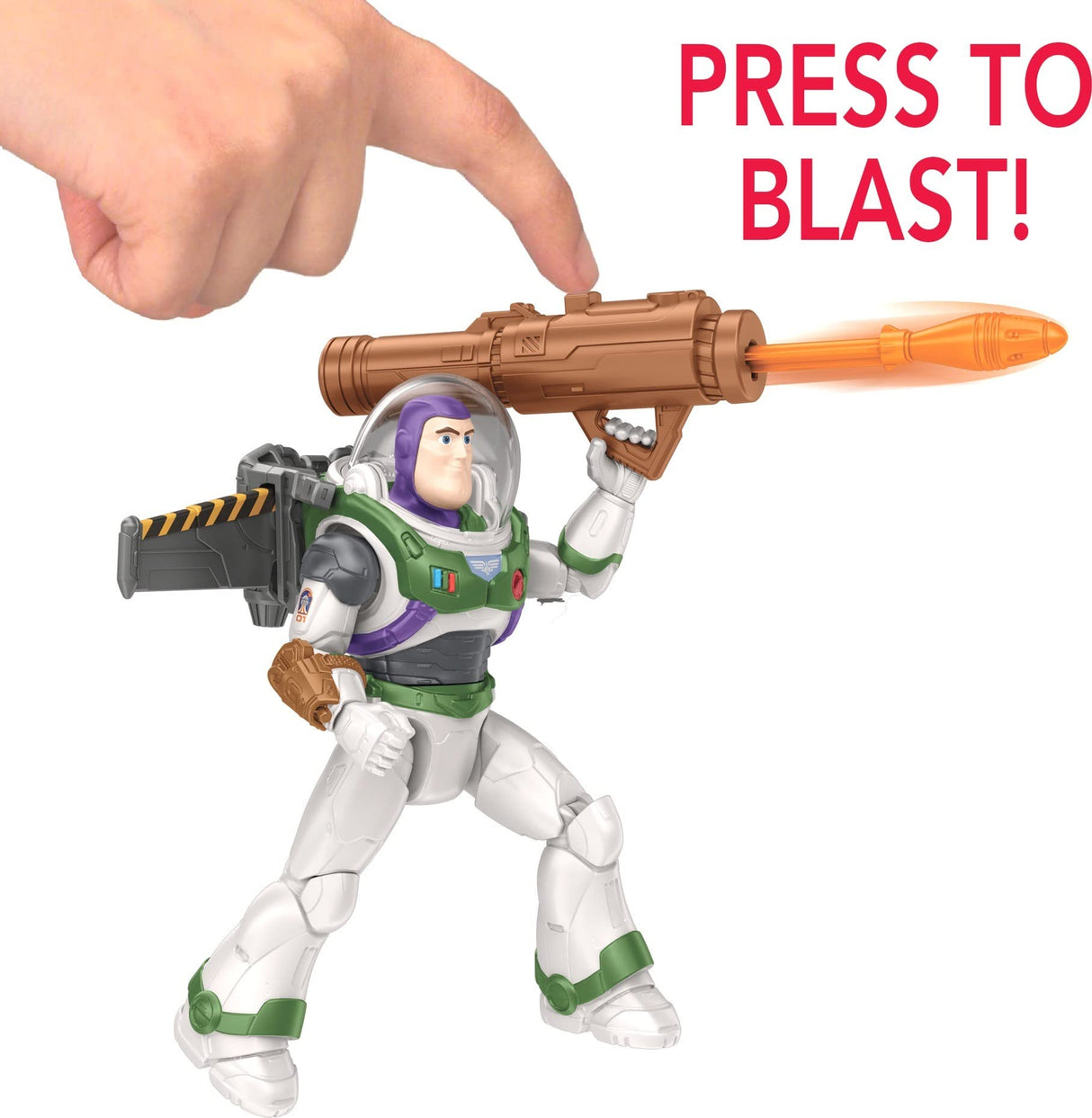Disney and Pixar Lightyear Mission Equipped Buzz Lightyear Action 5 Inch Figure