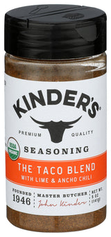 KINDERS Organic The Taco Blend Seasoning, 5 OZ