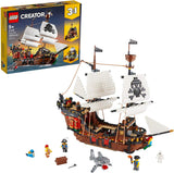 LEGO Creator 3in1 Pirate Ship 31109 Building Toy Set for Kids, Boys, and Girls Ages 9+ (1,264 Pieces)