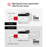 Canon Genuine Toner, Cartridge 055 Yellow (3013C001) 1 Pack Color imageCLASS MF741Cdw, MF743Cdw, MF745Cdw, MF746Cdw,LBP664Cdw Laser Printers