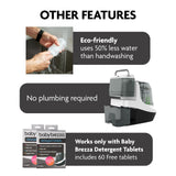 Baby Brezza Bottle Washer Pro - Baby Bottle Washer, Sterilizer + Dryer - All in One Machine Cleans Bottles, Pump Parts, & Sippy Cups - Replaces Hand Washing, Bottle Brushes and Drying Racks