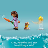 LEGO Disney Wish: Asha in The City of Rosas 43223 Building Toy Set, A Buildable Model from The Disney Movie to Inspire Adventures and Creative Play, A Fun Gift for Kids and Fans Ages 6 and up