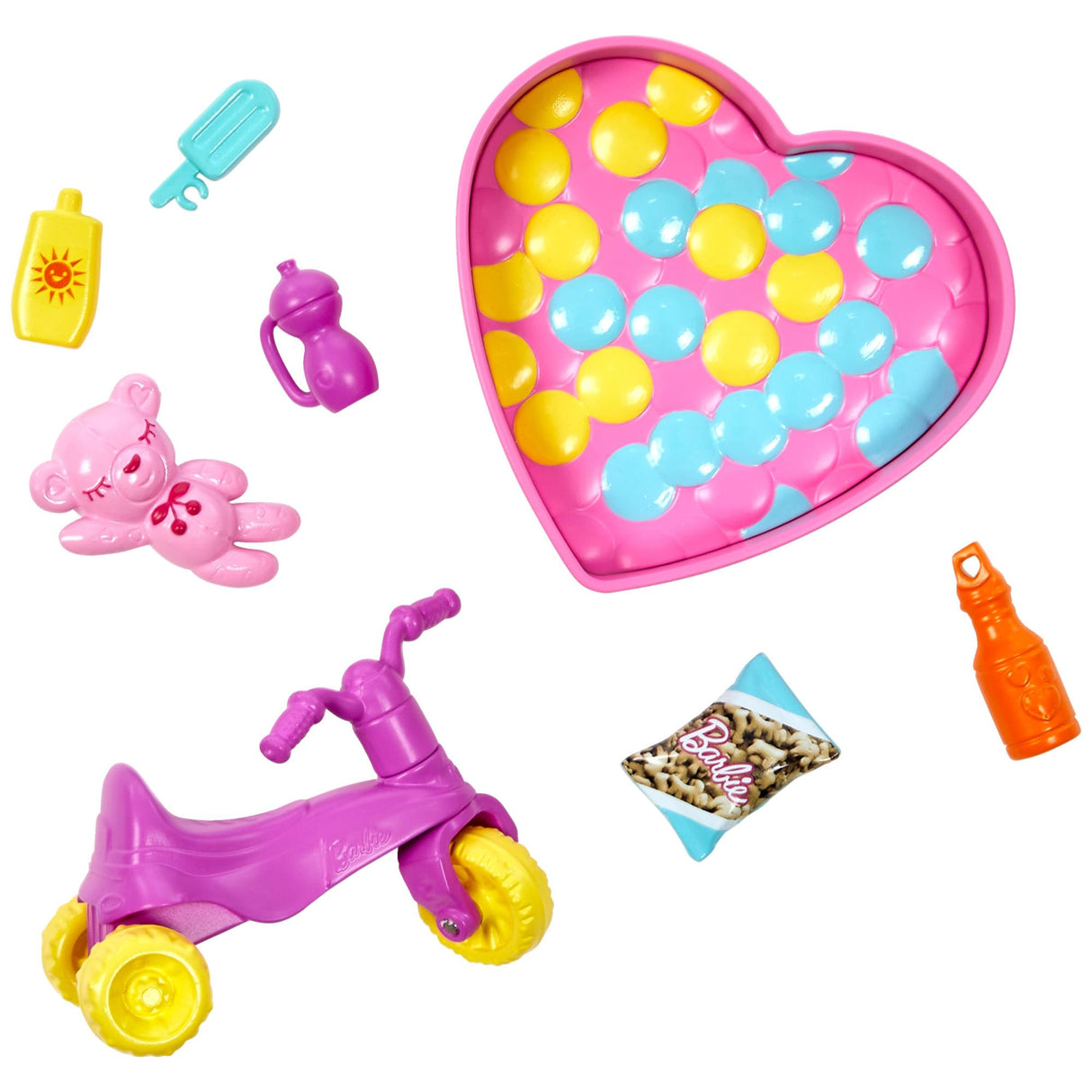 Barbie Skipper Babysitters Inc Playset with Skipper Doll, Toddler Small Doll, Working Bounce House, Swing & Accessories