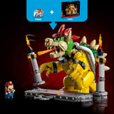 LEGO Super Mario The Mighty Bowser, 3D Build and Display Kit, Collectible Posable Character Figure with Battle Platform, Video Game Toy Idea for Fans of Super Mario Bros, 71411