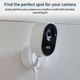 Arlo Essential Indoor Camera - 1080p Video with Privacy Shield, Plug-in, Night Vision, 2-Way Audio, Siren, Direct to WiFi No Hub Needed, Wireless Security, White - VMC2040