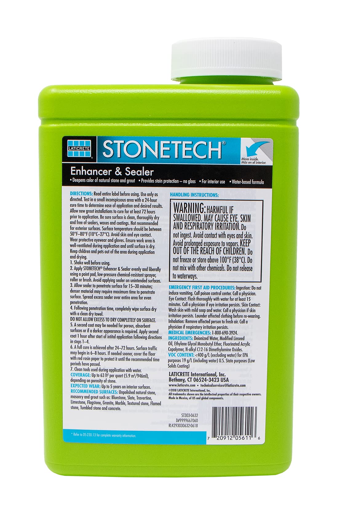 STONETECH Enhancer Sealer, 1-Quart (.946L)