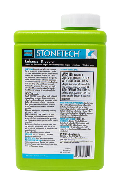 STONETECH Enhancer Sealer, 1-Quart (.946L)