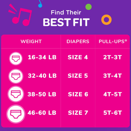 Huggies Pull-Ups Training Pants, 4T-5T, 38-50 lbs, 56 count