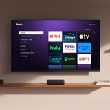 Roku Streambar SE | 2-in-1 TV Soundbar with Built-in 4K/HD/HDR Streaming, Premium Speakers, & Enhanced Speech Clarity for Crisp, Clear Dialogue - Quick Guided Simple Setup