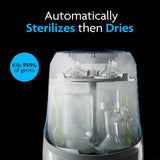 Baby Brezza Bottle Washer Pro - Baby Bottle Washer, Sterilizer + Dryer - All in One Machine Cleans Bottles, Pump Parts, & Sippy Cups - Replaces Hand Washing, Bottle Brushes and Drying Racks