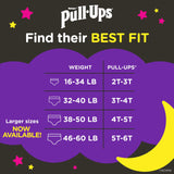 Pull-Ups Girls' Night-Time Training Pants, 3T-4T, 72ct